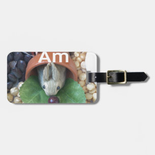 Bunny Home Honey Am Home Luggage Tag