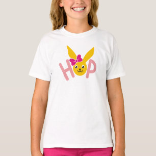 Bunny Hop Girls Easter T-Shirt for Kids