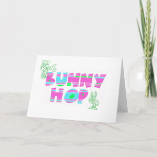 Bunny Hop Greeting Card
