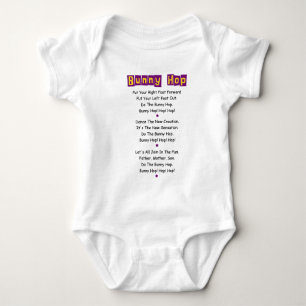 Bunny Hop Lyrics Baby T-shirt Baby Bodysuit