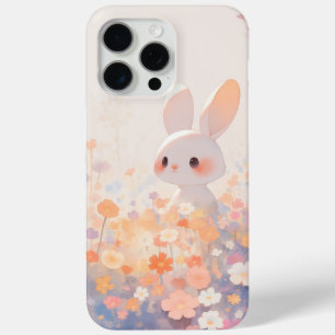 Bunny Hopping Good Time in the Meadow iPhone 15 Pro Max Case