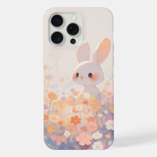 Bunny Hopping Good Time in the Meadow iPhone 15 Pro Max Case