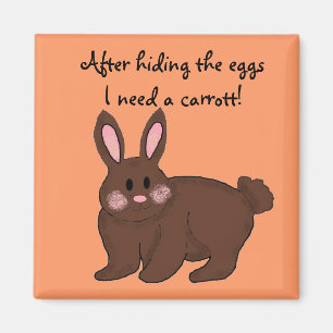 Bunny Humour Magnet