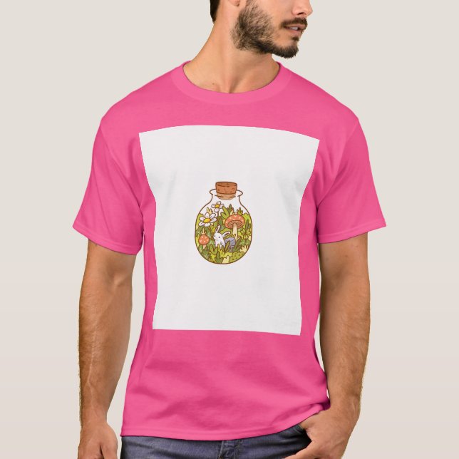 Bunny In A Bottle T-Shirt (Front)