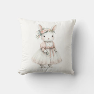 Bunny in a Dress Cushion