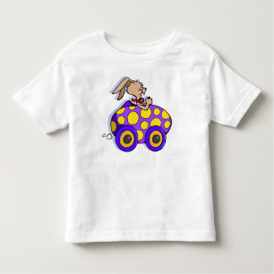 Bunny in an Easter Egg Car Toddler T-Shirt