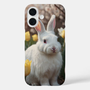 Bunny in Spring Garden iPhone 16 Case