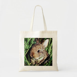 Bunny in the Grass Tote Bag