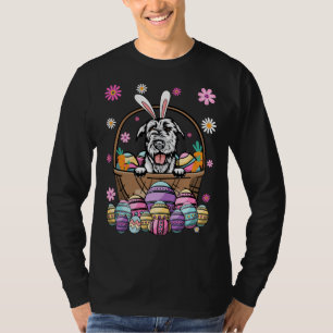 Bunny Irish Wolfhound Dog Happy Easter Day Lover E T-Shirt