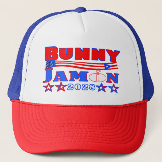 bunny/jamon 2028 trucker hat