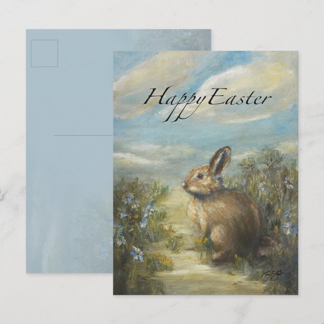 Bunny Lane EASTER Postcard (Front/Back)