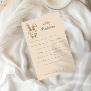 Bunny Light Beige Gender Reveal Baby Predictions