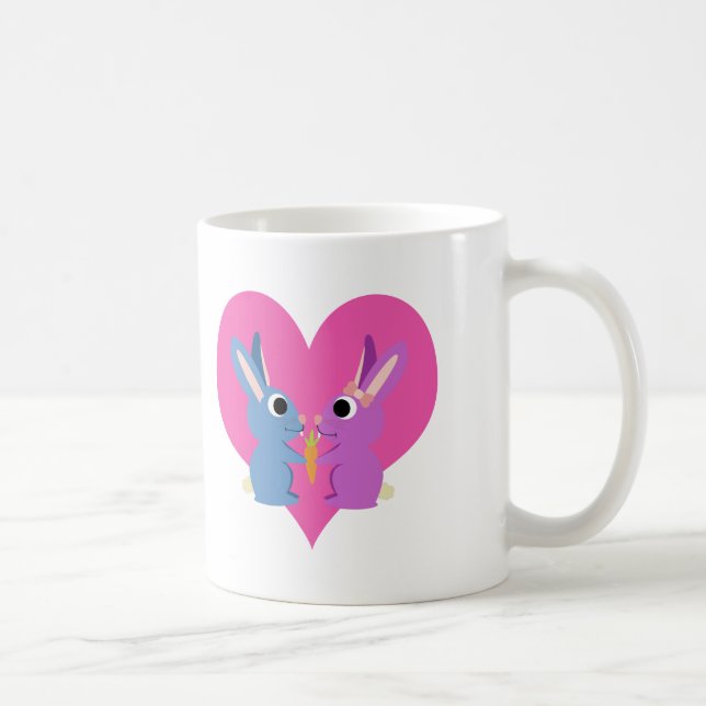 Bunny Love Coffee Mug (Right)