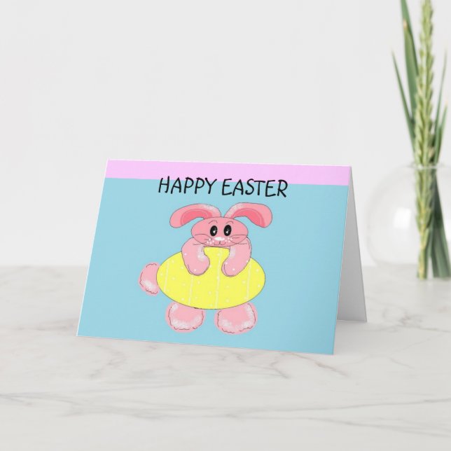 Bunny Love Holiday Card (Front)