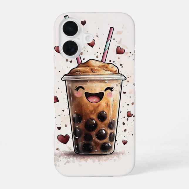 Bunny Love Mail iPhone 16 Case (Back)
