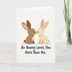 Bunny Love Message Card