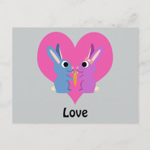 Bunny Love Postcard