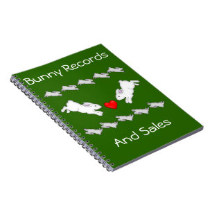 Bunny Love Spiral Notebook