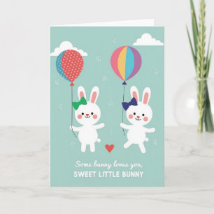 Bunny Love Sweetheart Card