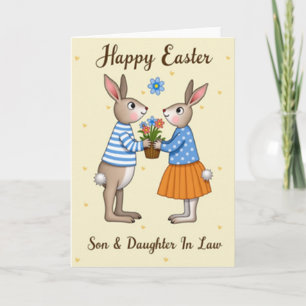 Bunny Love Woven Basket Card