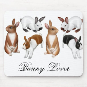 Bunny Lover Mousepad