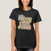 Bunny Loves Me Like Jesus Leopard Pastel Cute Rabb