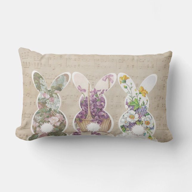 Bunny Lumbar Pillow (Front)
