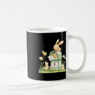 Bunny Mailbox Delivering With Eggs Coffee Mug