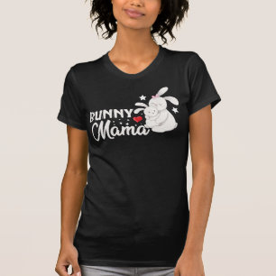 Bunny Mama Rabbit Mom Graphic for Women   T-Shirt