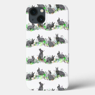 Bunny Meadow iPad Case (choose colour)