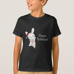 Bunny Merry Christmas Winter Animals Rabbits T-Shirt