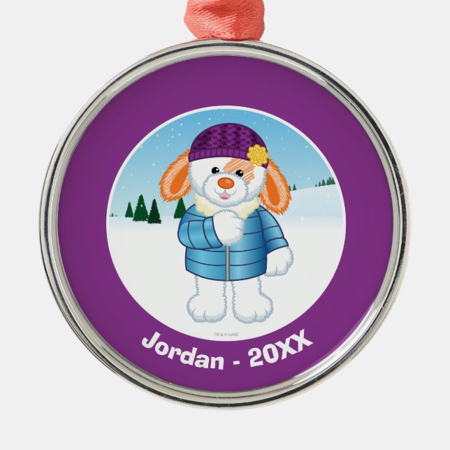 Bunny Metal Tree Decoration (Front)