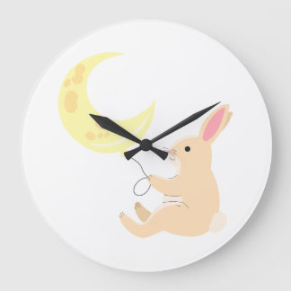 Bunny & Moon Balloon Clock