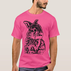 Bunny Motif cute Rabbit Rodent Pets Animals Rabbit T-Shirt