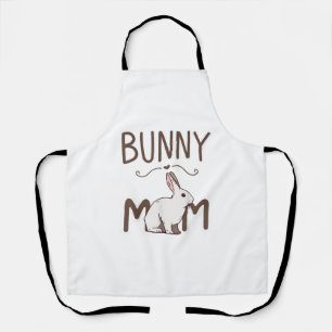 Bunny Mum Clothes Easter Outfit Hare Mothers Day G Apron