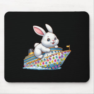 Bunny On Cruise Ship Easter Eggs Costume Kids Todd Mouse Pad