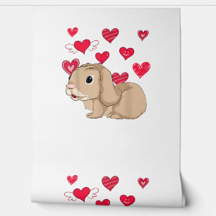 Bunny Owner Pet Hearts Animal Lover Cute Rabbit  Wallpaper