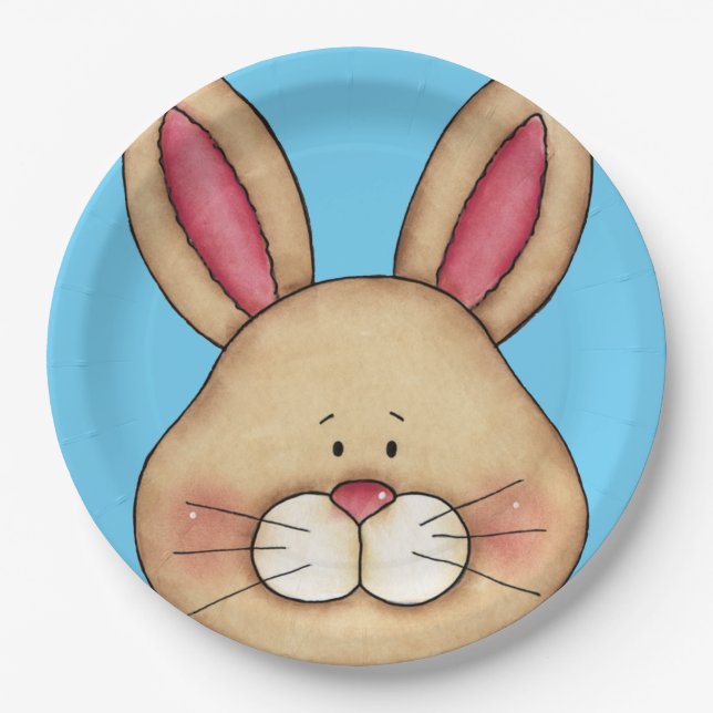 Bunny Paper Plate (Front)
