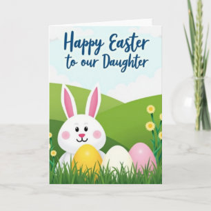 Bunny Pastel Shapes Spring Card
