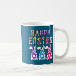 Bunny Pastel Spring Hunt Eggs Rabbit Happy Easter Coffee Mug