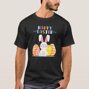 Bunny Pastel Spring Hunt Eggs Rabbit Happy Easter  T-Shirt