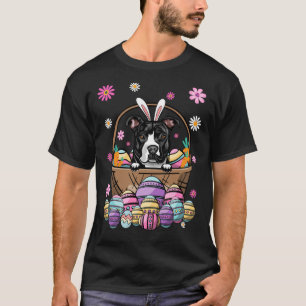 Bunny Pit Bull Dog Happy Easter Day Lover Egg Hunt T-Shirt