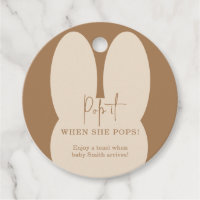 Bunny Pop it when she pops baby shower