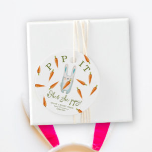 Bunny - Pop it! When she pops! Favour Tags