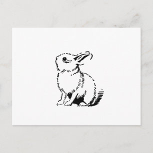 bunny postcard