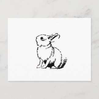 bunny postcard