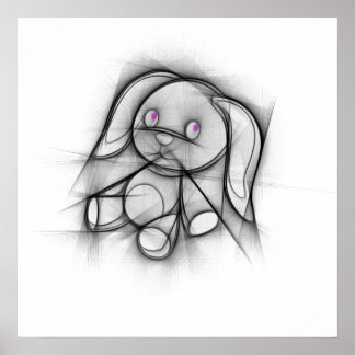 Bunny poster. poster