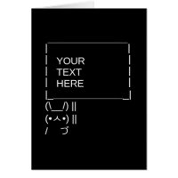 Bunny Protest Sign / Customisable ASCII Text Art