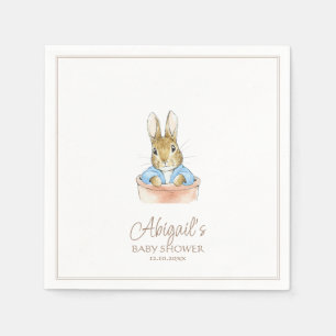 Bunny Rabbit Baby Shower Napkin