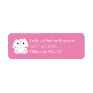 Bunny Rabbit Baby Shower Pink